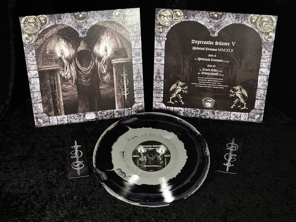 DEPRESSIVE SILENCE: V - Medieval Demons MMXIX LP (ltd black/grey