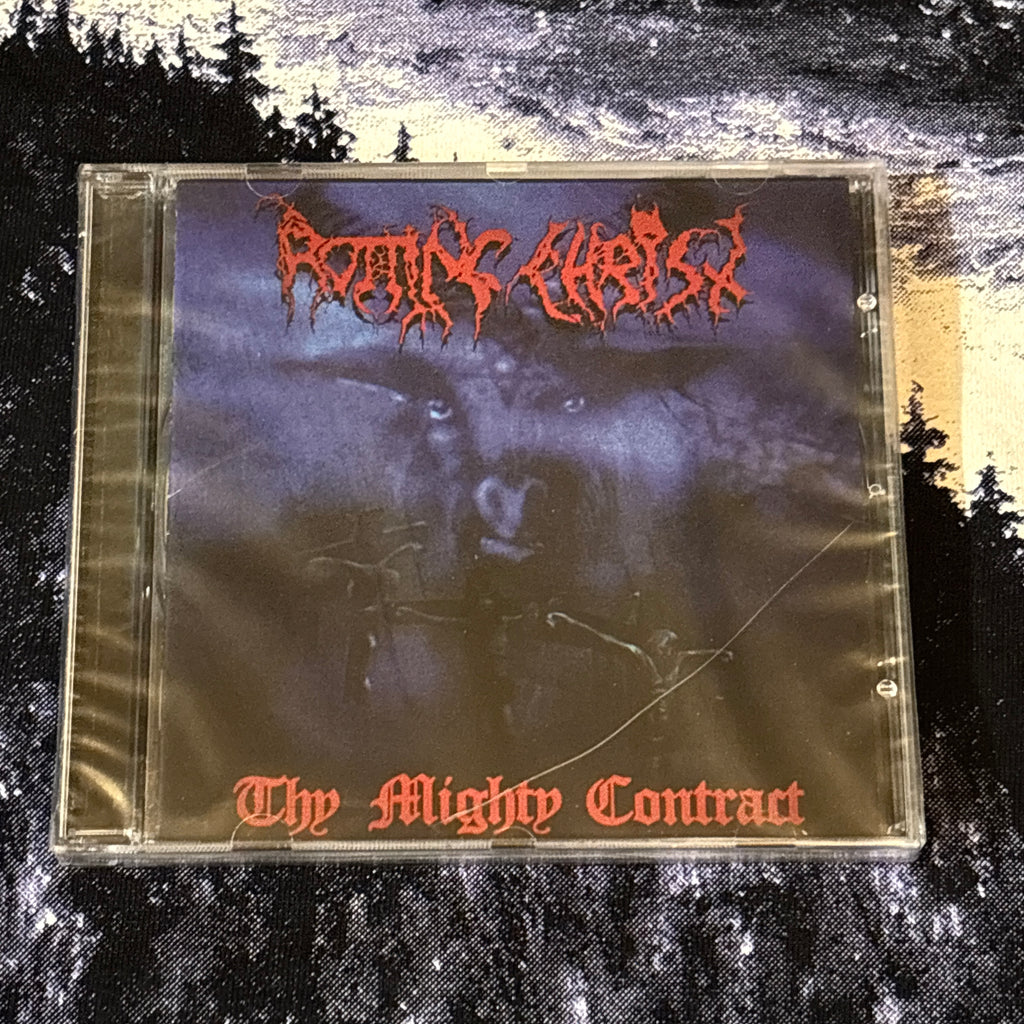 ROTTING CHRIST: Thy Mighty Contract - 30 years Anniversary Edition CD inc bonus *cracked case*