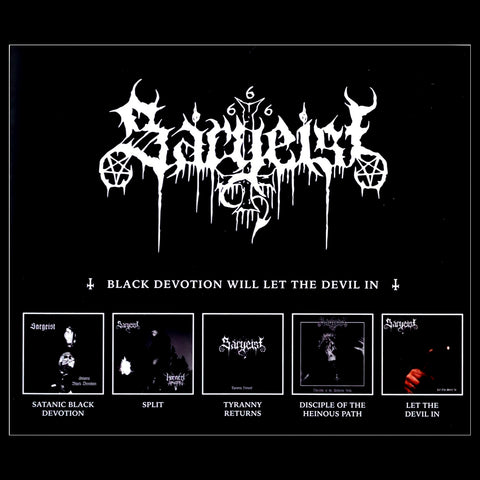 SARGEIST: Black Devotion Will Let The Devil In (5 CD boxset with patch)