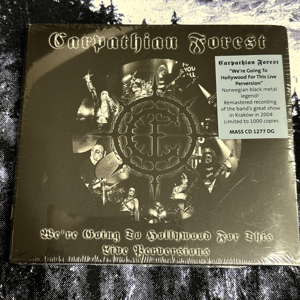 CARPATHIAN FOREST:  WE’RE GOING TO HOLLYWOOD CD *new and sealed*