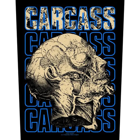 Official CARCASS: DEATH HEAD large back patch