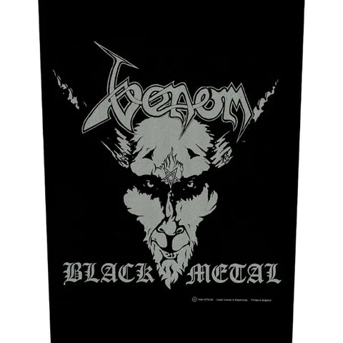 Official VENOM: BLACK METAL large back patch