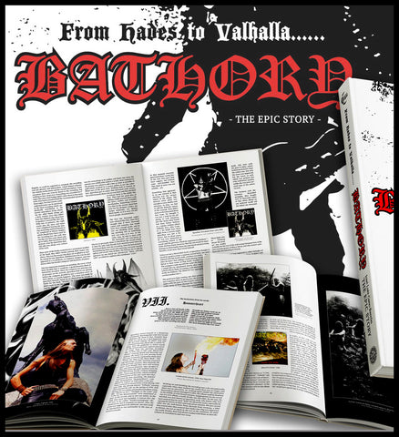 Preorder [June 2024] FROM HADES TO VALHALLA: BATHORY - THE EPIC STORY hardback book