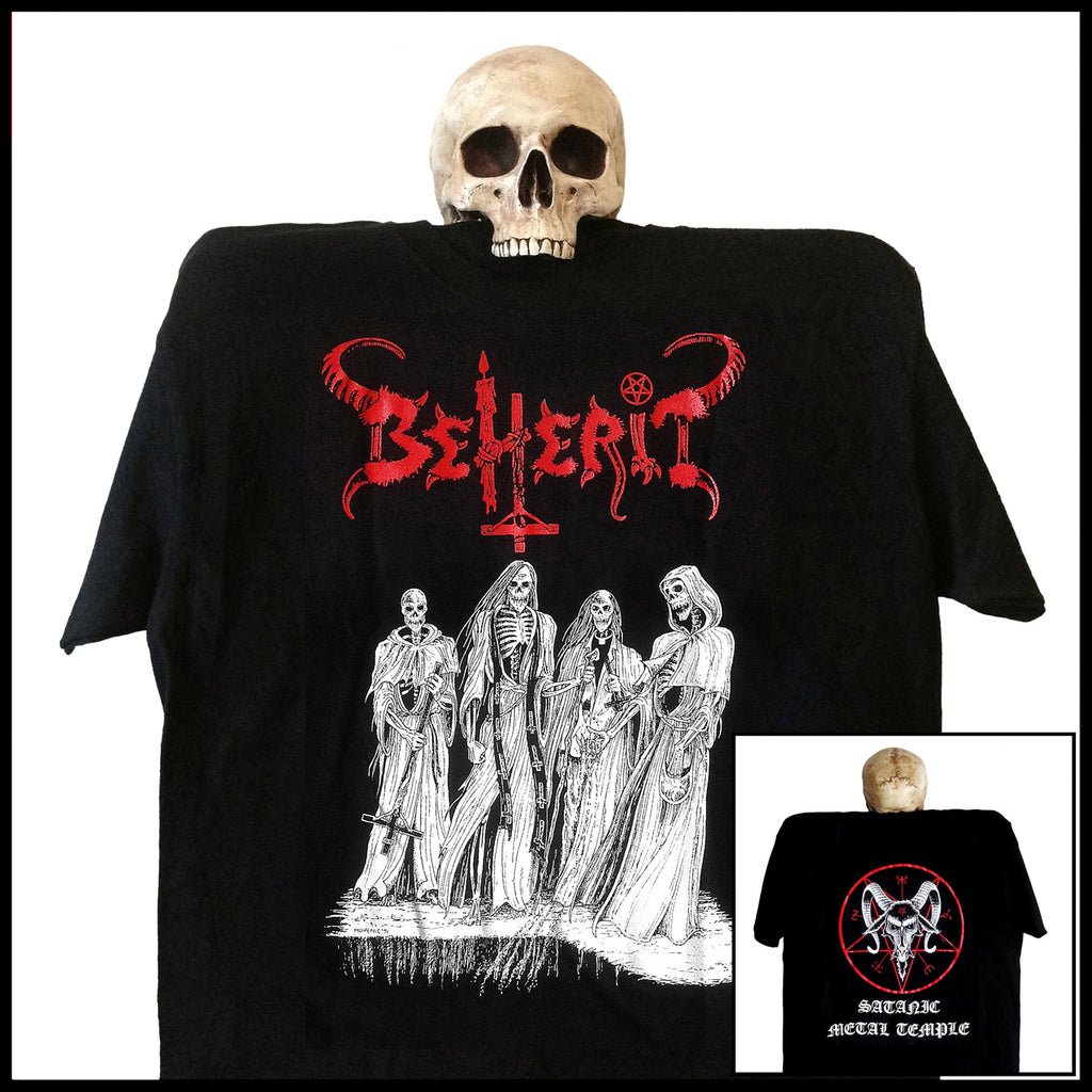BEHERIT: 'Satanic Metal Temple (Oath Of Black Blood)' shirt  (by CND)