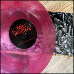 BLACK WITCHERY Inferno Of Sacred Destruction LP (clear and purple vinyl, 20 page book of art)
