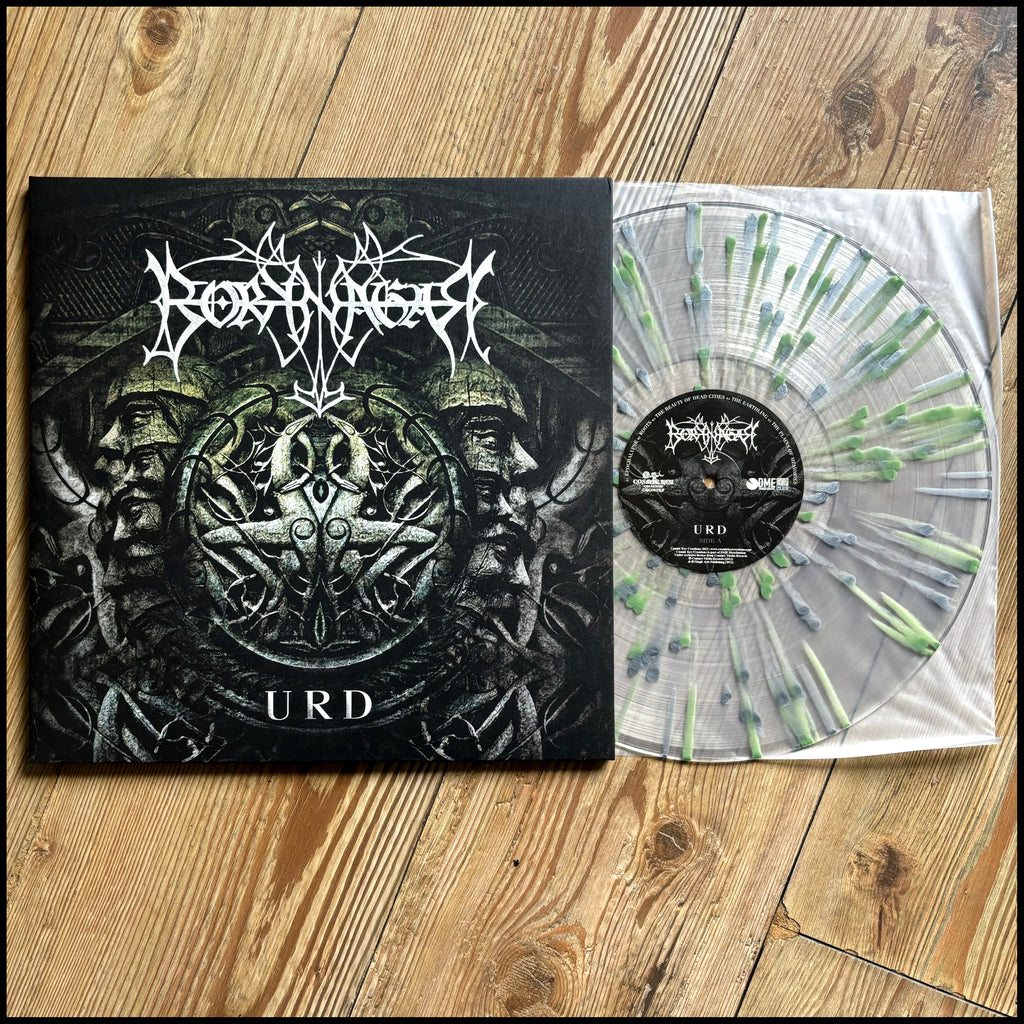 Sale: BORKNAGAR: Urd LP (green/black splatter vinyl, gatefold, members of Vintersorg, Solefald, Arcturus)