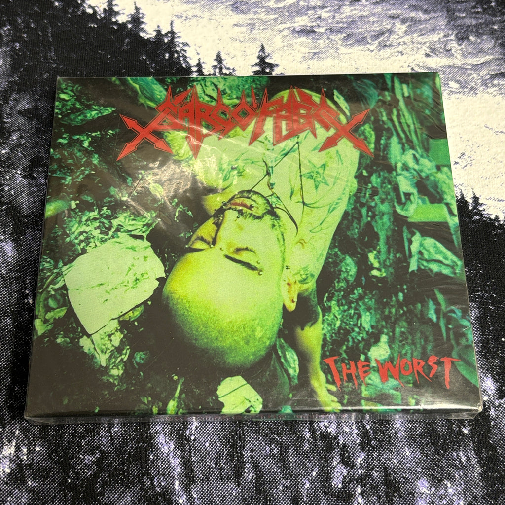 SARCOFAGO: THE WORST + CRUST CD *new and sealed*