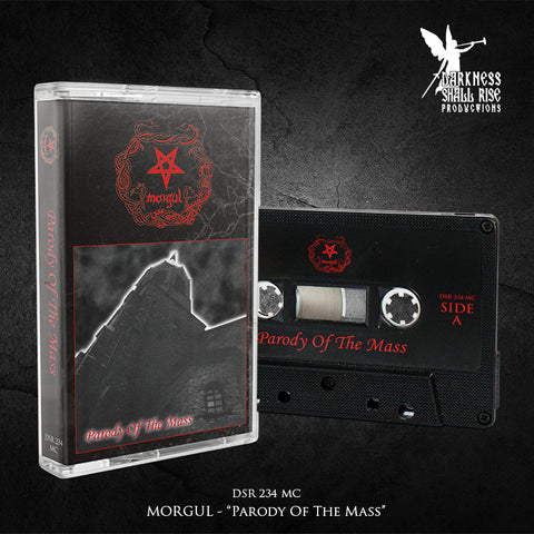 Preorder [April 2023] MORGUL: Parody Of The Mass cassette (classic Norwegian symphonic black metal from 1998)