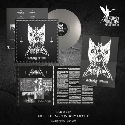 Preorder [June 2024] NIFELHEIM: Unholy Death LP (black or silver vinyl, large booklet, poster, limited)