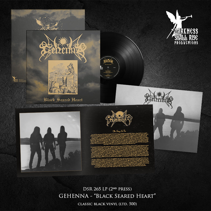 GEHENNA: Black Seared Heart LP (black or silver/gold vinyl)