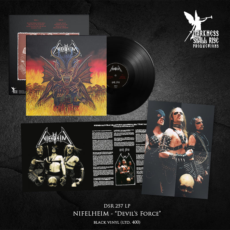 NIFELHEIM: Devil's Force LP (includes poster and large booklet)