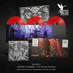 MASTER'S HAMMER: Live Occult Rituals 3LP (triple red vinyl, gatefold, 12-page booklet, double-sided A2 poster)