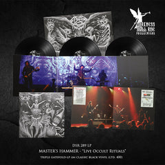 MASTER'S HAMMER: Live Occult Rituals 3LP (triple red vinyl, gatefold, 12-page booklet, double-sided A2 poster)