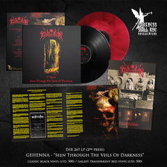 GEHENNA: Seen Through the Veils of Darkness (Second Spell) LP (black or marble vinyl)