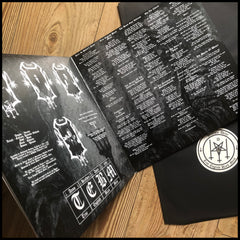HEATHEN DEITY: True English Black Metal double LP (2 x black vinyl, gatefold sleeve, patch)