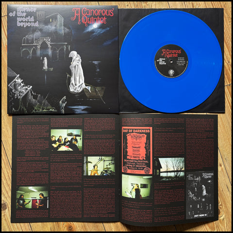 A CANOROUS QUINTET: Silence of the World Beyond LP(ltd blue vinyl, classic 90s Swedish black/death metal)