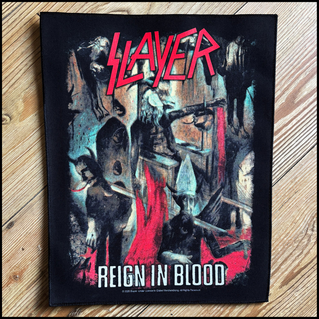Official SLAYER: REIGN IN BLOOD large back patch