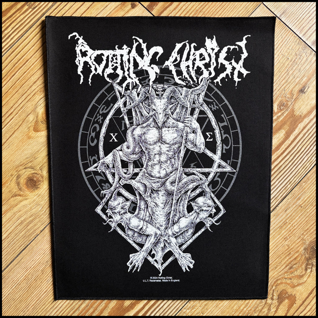 Official ROTTING CHRIST: LUCIFER large back patch