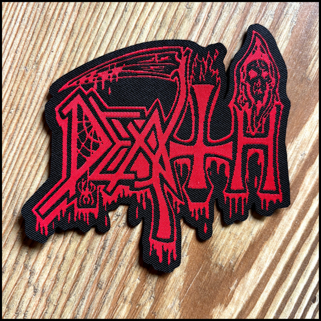 Official DEATH: LOGO 'CUT OUT' patch