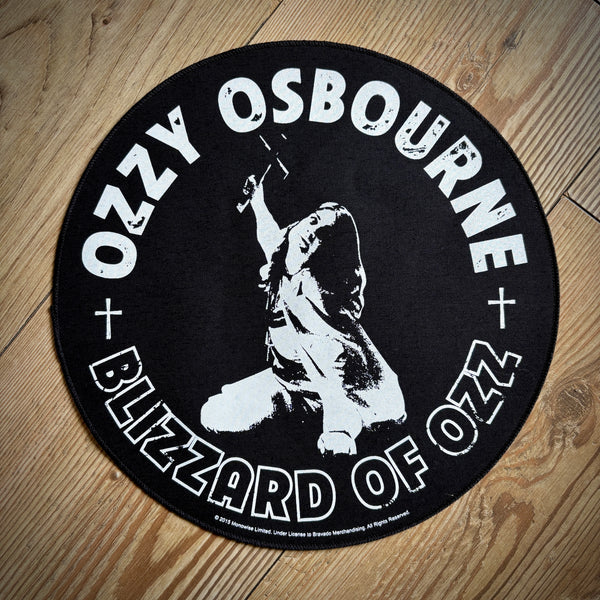 A.Z. - What's Going On Black (シールド未開封) Official OZZY OSBOURNE: BLIZZARD OF OZ large back patch
