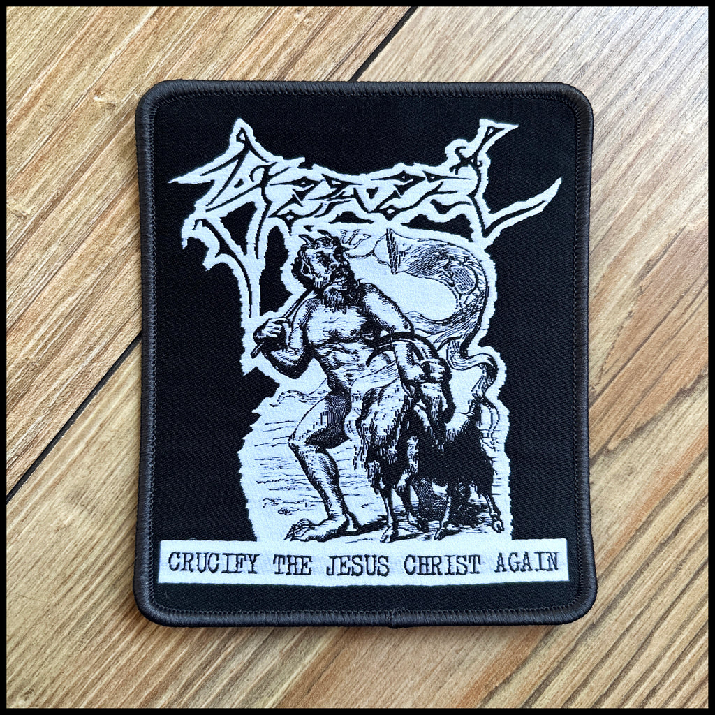 Official deluxe AZAZEL: CRUCIFY THE JESUS CHRIST AGAIN patch
