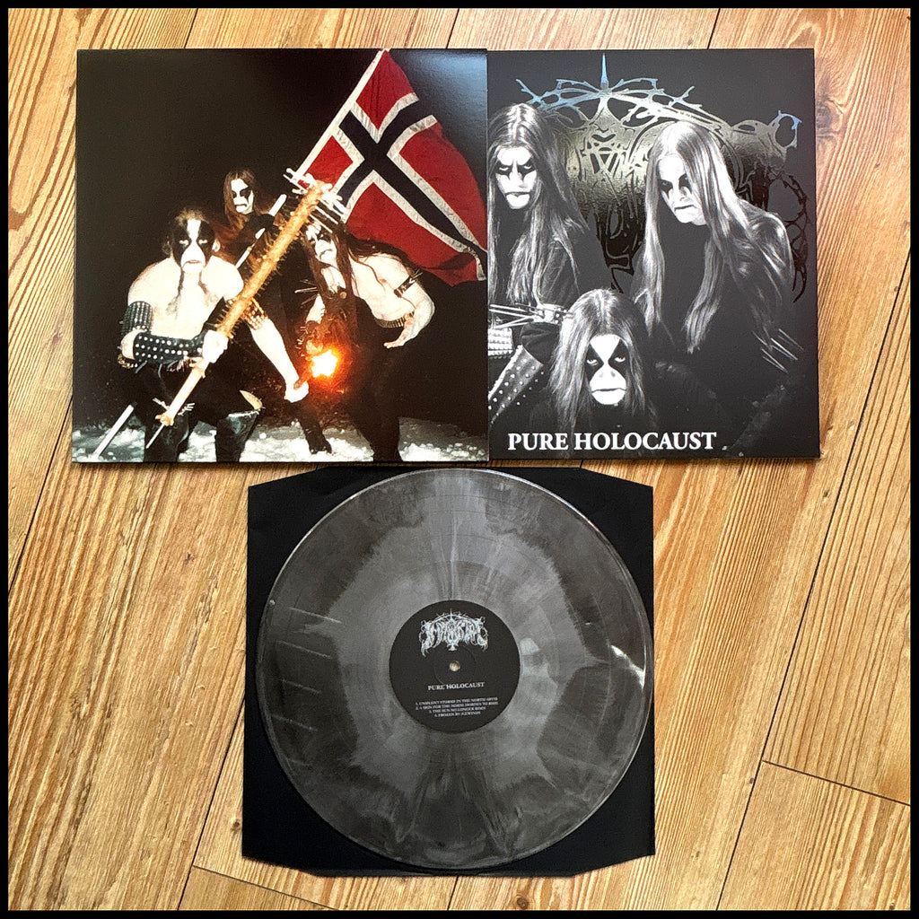 IMMORTAL: Pure Holocaust LP (gatefold sleeve with slipcase, silver with black galaxy 180g vinyl, A2 poster)