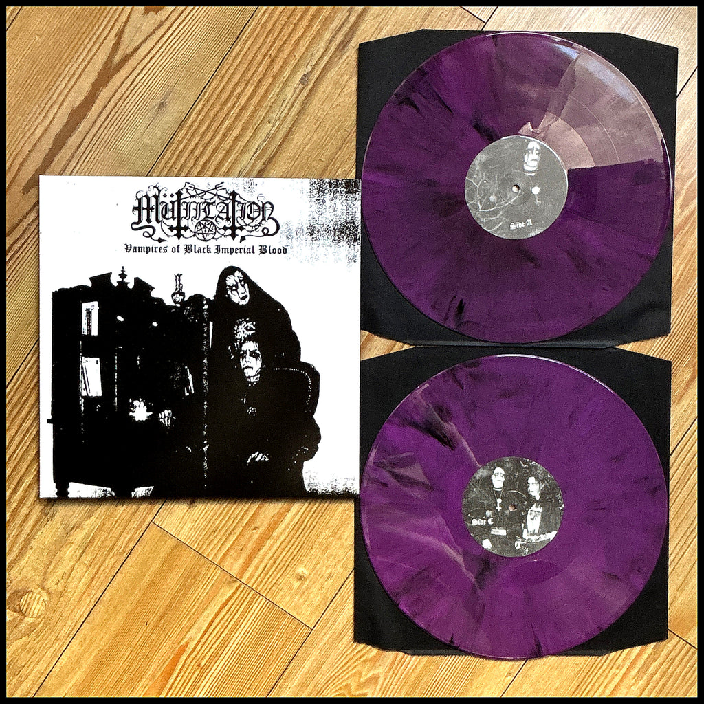MÜTIILATION: Vampires of Black Imperial Blood 2 x LP (gatefold, the killer debut album on purple with black marble double vinyl)