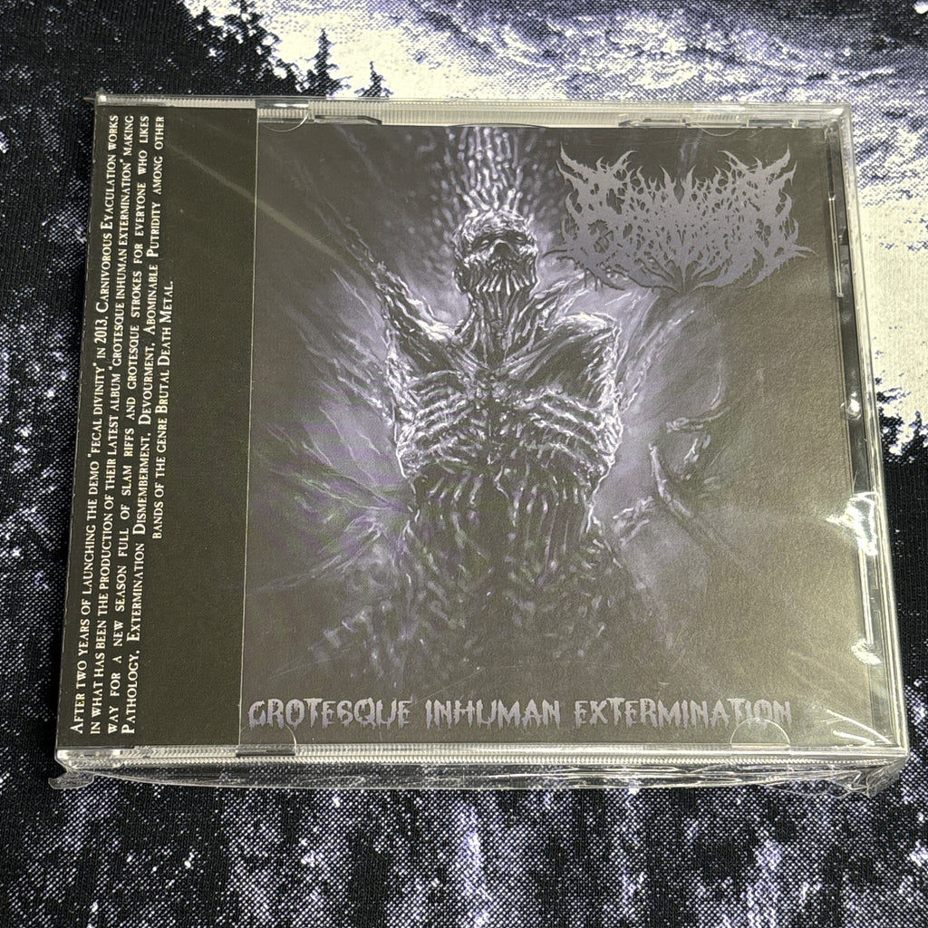 CARNIVOROUS EYACULATION: GROTESQUE INHUMAN EXTERMINATION CD *new and sealed*