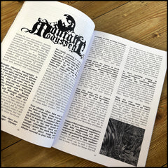 SULPHUR FANZINE #2 (large zine, limited edition, 100 pro printed pages, Aborym, Woods of Desolation, Midnight Odyssey, Deinonychus etc)