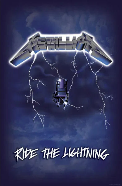METALLICA: RIDE THE LIGHTNING large flag / textile poster