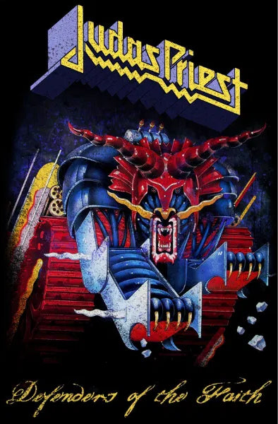 JUDAS PRIEST: DEFENDERS OF THE FAITH large flag / textile poster