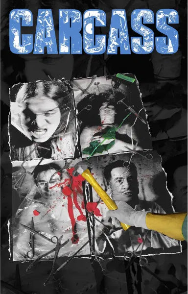CARCASS - NECROTICISM large flag / textile poster