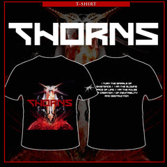 Back in stock (limited numbers) - THORNS: 'Vortex / Interface to God' shirt