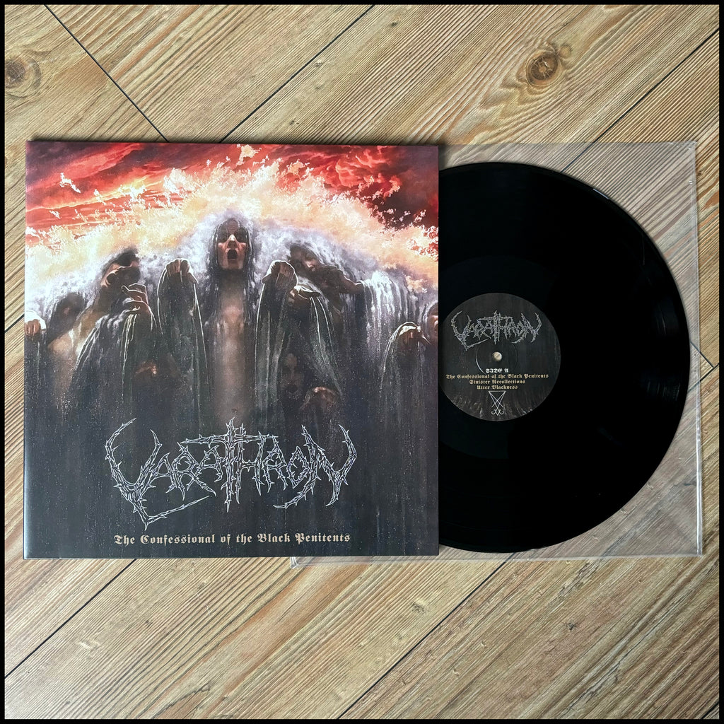 Sale: VARATHRON: The Confessional Of The Black Penitents LP (gatefold sleeve, 40 minutes of blasphemy from the Greek black metal legends)
