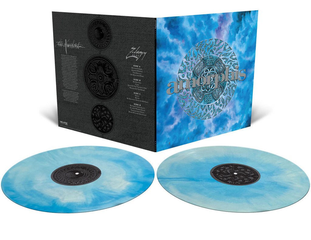 AMORPHIS: Elegy double LP (2 x blue and white galaxy vinyl)