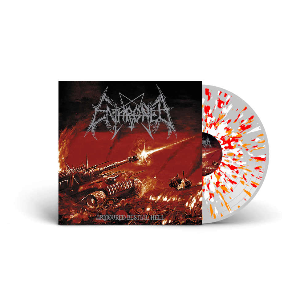 ENTHRONED: Armoured Bestial Hell LP (stunning splatter vinyl, apocalyptic black metal)