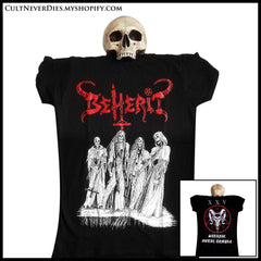 BEHERIT: 'Satanic Metal Temple (Oath Of Black Blood)' shirt  (by CND)