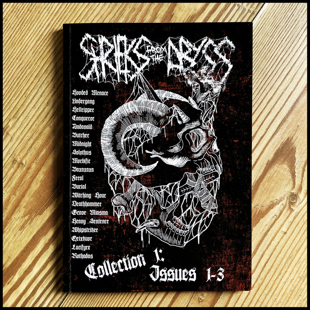 Sale: SHRIEKS FROM THE ABYSS Collection: Issues 1, 2 & 3 fanzine book *with misprint*