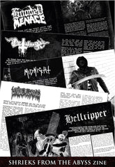 Sale: SHRIEKS FROM THE ABYSS Collection: Issues 1, 2 & 3 fanzine book *with misprint*