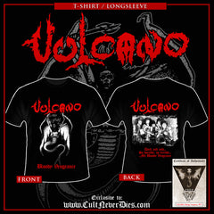 Vulcano shirt / black metal shirt