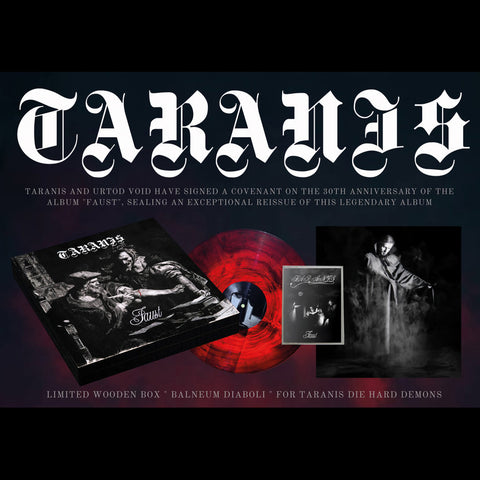 TARANIS: Faust Deluxe boxset: LP + 2 tape wooden box (classic Polish black metal from 1995)