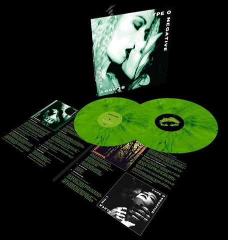 Preorder (April 2024) TYPE O NEGATIVE: Bloody Kisses: Suspended in Dusk double LP (2 x green and black vinyl, first time on record)