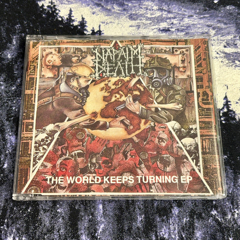 NAPALM DEATH:  THE WORLD KEEPS TURNING CD *preowned/ex-display/collectible, excellent condition* rare 1992 original