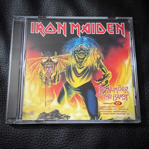 Iron Maiden ‎– The Number Of The Beast CD *preowned/collectible, as new condition*