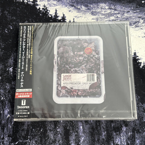 NAPALM DEATH:  APEX PREDATOR Japanese CD *new and sealed* rare