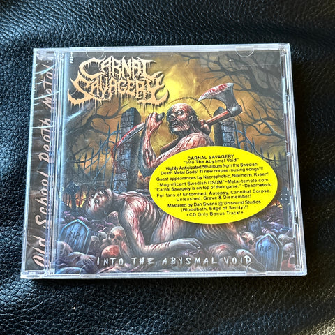 Carnal Savagery ‎– Into The Abysmal Void CD  *new, sealed*
