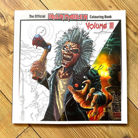 THE OFFICIAL IRON MAIDEN COLOURING BOOK VOL 3