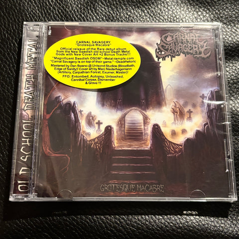 Carnal Savagery ‎– Grotesque Macabre CD  *new, sealed*