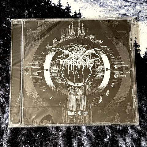 DARKTHRONE: HATE THEM CD   *new and sealed*  (crack in box, reduced price)