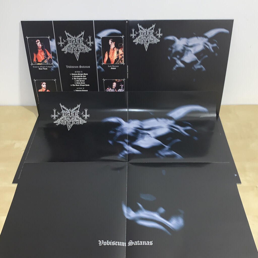 DARK FUNERAL: Vobiscum Satanas LP (1998 opus on limited marble vinyl, gatefold sleeve) *new*
